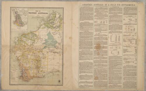 Map of Western Australia, 1904 / Harry F. Johnston, Surveyor General, Dept. of Lands & Surveys