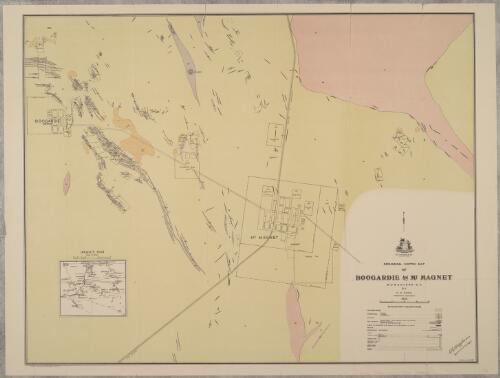 Geological sketch map of Boogardie and Mt. Magnet, Murchison G.F. / by C.G. Gibson, Assistant Geologist
