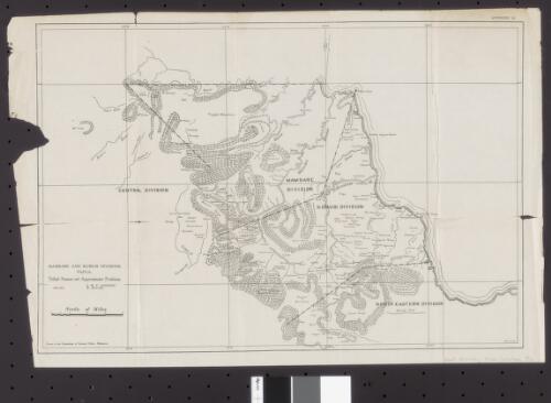Mambare and Kumusi divisions, Papua [cartographic material] : tribal names and approximate positions / E.W.P. Chinnery, W. Beaver ; drawn in the Department of External Affairs, Melbourne