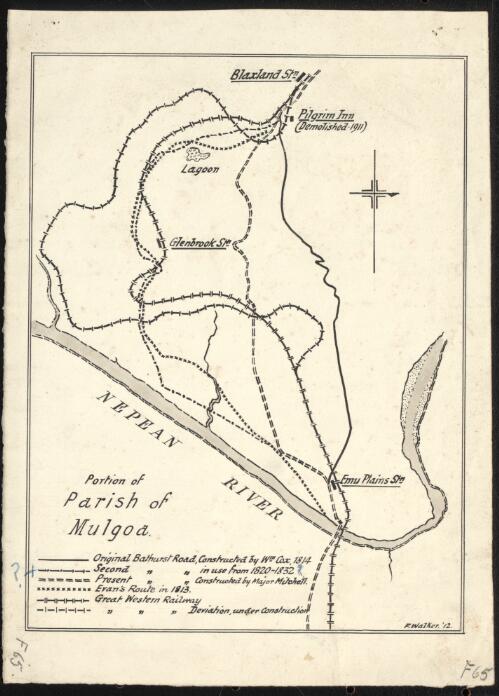 Portion of Parish of Mulgoa [cartographic material] / F. Walker '12
