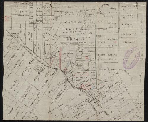 Part of parish map, Gordon [cartographic material]