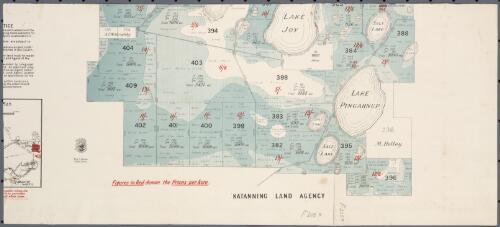 [Locations near Lake Pingarnup, Western Australia] [cartographic material] / Western Australia Dept. of Lands and Surveys. Harry F. Johnstone, Surveyor General