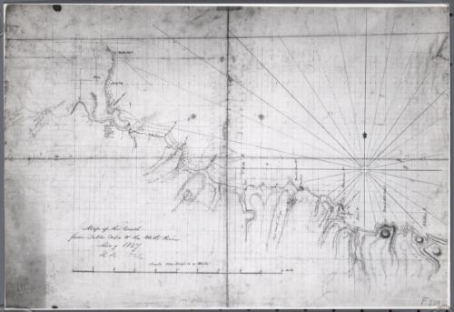 Map of the coast from Table Cape to the Blithe River, May 1827 [cartographic material]