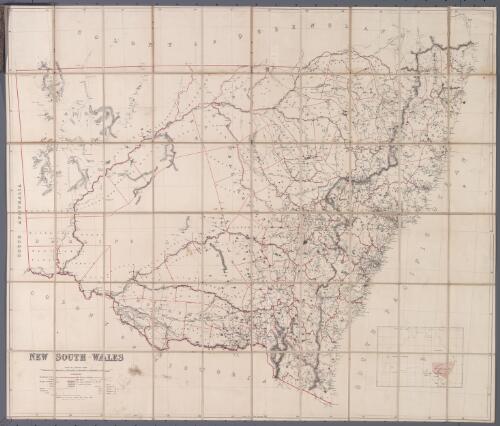 New South Wales [cartographic material] / Published at the Surveyor General's Office, Sydney 1865 ; Walker Rannie Davidson, Surveyor General