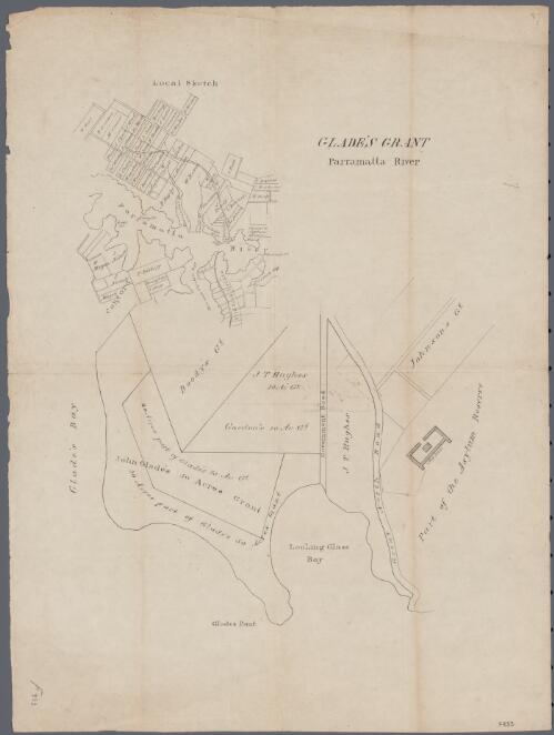 Glade's grant, Parramatta River [cartographic material]
