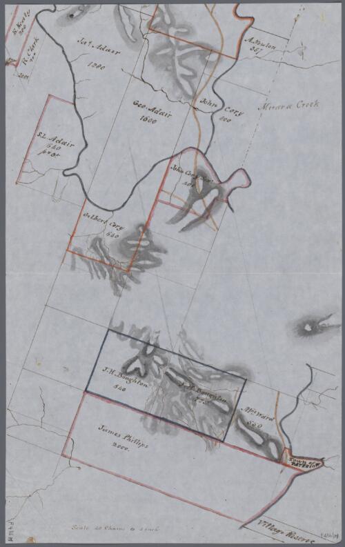 [Plan showing grants and landholders, Paterson River district, N.S.W] [cartographic material]