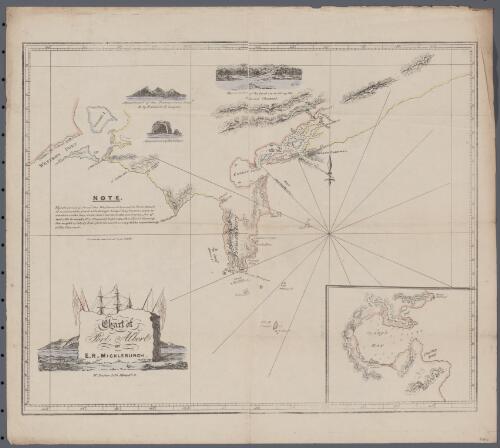 Chart of Port Albert [cartographic material] / by E. R. Mickleburgh Octr. 2 1841