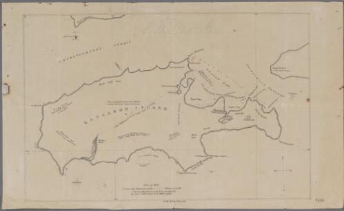 [Kangaroo Island South Australia] [cartographic material] / S.M. Mowle Scripsit