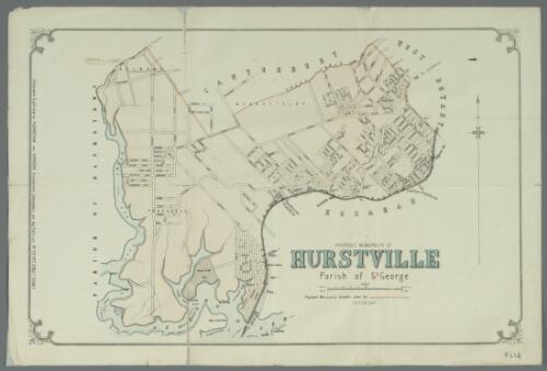 Proposed municipality of Hurstville Parish of St George [cartographic material]