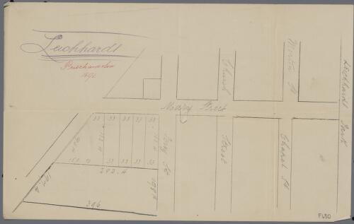 Leichhardt building sites Perry & Mary Streets Pritchard & Sons 1892 [cartographic material]