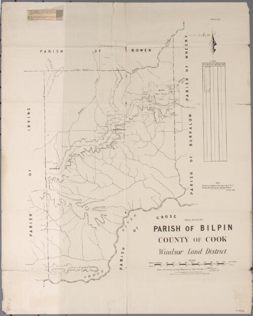 Parish of Bilpin, County of Cook, Windsor land district [cartographic material]