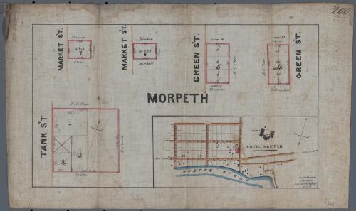 [Allotments for sale in Morpeth NSW] [cartographic material] / Reuss & Browne Surveyors 134 Pitt St Sydney 28/5/60