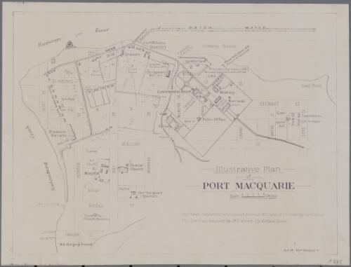 Illustrative plan of Port Macquarie [cartographic material] / E.A.M. Port Macquarie