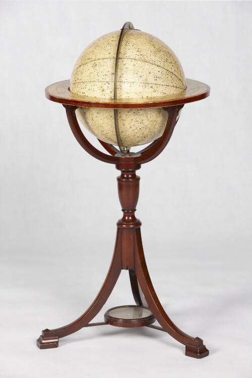 Cary's new celestial globe [cartographic material] : on which are correctly laid down upwards of 3500 stars, selected from the most accurate observations and calculated for the year 1800, with the extent of each constellation precisely defined by Mr. Gilpin of the Royal Society