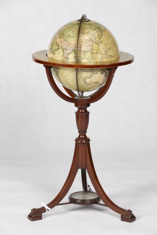 Cary's new terrestrial globe [cartographic material] : delineated from the best authorities extant ; exhibiting the different tracks of Captain Cook, and the new discoveries made by him and other circumnavigators