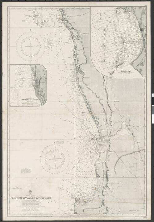 Australia-W. coast [cartographic material] : Champion Bay to Cape Naturaliste including Swan River / surveyed by Staff Commander W.E. Archdeacon, R.N., 1875-6. Engraved by Edwd. Weller