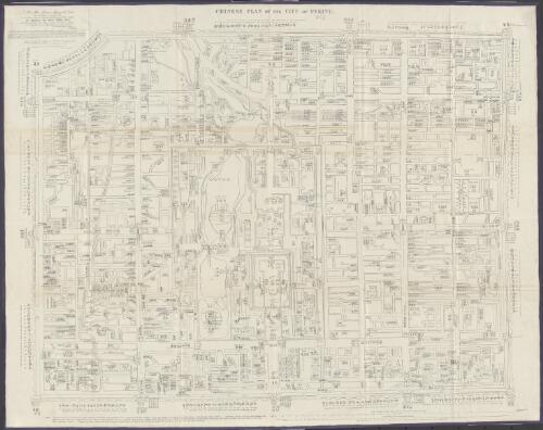 Chinese plan of the city of Peking [cartographic material]