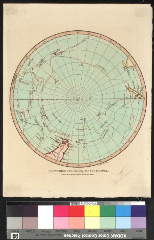 Countries surrounding the South Pole [cartographic material] / Neele sculp. Strand