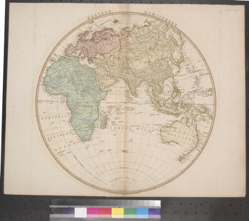 Eastern hemisphere [cartographic material] / B. Baker sculpt