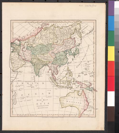 A new map of Asia drawn from the latest discoveries [cartographic material] / W. Harrison se