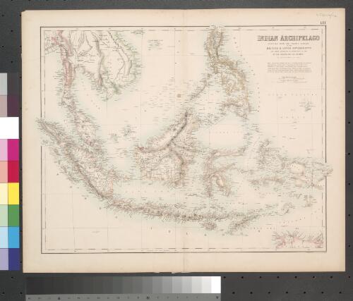 Indian Archipelago [cartographic material] : compiled from the various surveys of the British & Dutch governments and other materials in possession of the Royal Geographical Society / by J. Bartholomew Junr. Edinr. Engraved by J. Bartholomew, Edinburgh