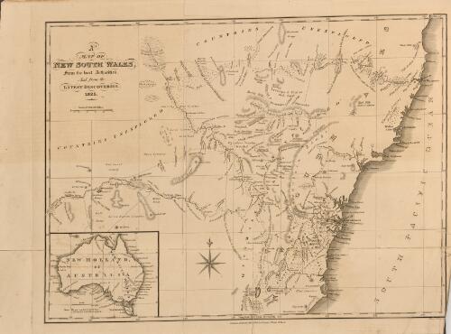 A map of New South Wales [cartographic material] : from the best authorities, and from the latest discoveries, 1825 / J. Tyrer sc