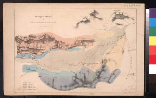 Geological sketch of Wellington Valley [cartographic material] / from nature on stone by Major T. L. Mitchell