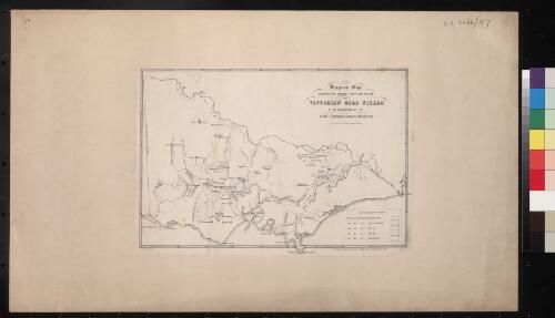Diagram map shewing the worked portions of the Victorian gold fields & the boundaries of the Gold Commissioners' districts [cartographic material] / J. Jones, Lith