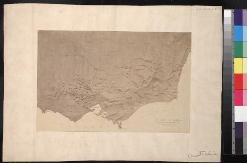 The colony of Victoria [cartographic material] / modelled at the Surveyor Generals Office