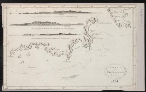 Chart of Van Diemen's Land [cartographic material] / T. Bowen sculp