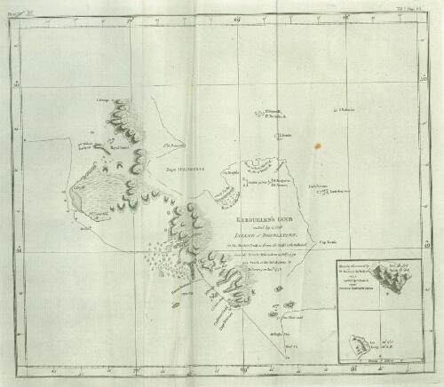 Kerguelen's Land called by C. Cook Island of Desolation [cartographic material]