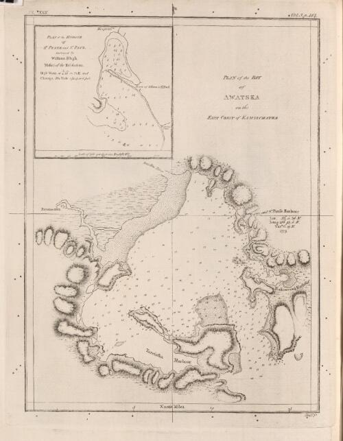 Plan of the Bay of Awatska on the east coast of Kamtschatka [cartographic material]