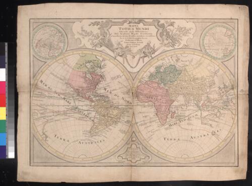 Mappa totius mundi [cartographic material] / adornata juxta observationes dun Academiae Regalis Scientiarum ...;per G. de L' Isle Geographum Parisiis