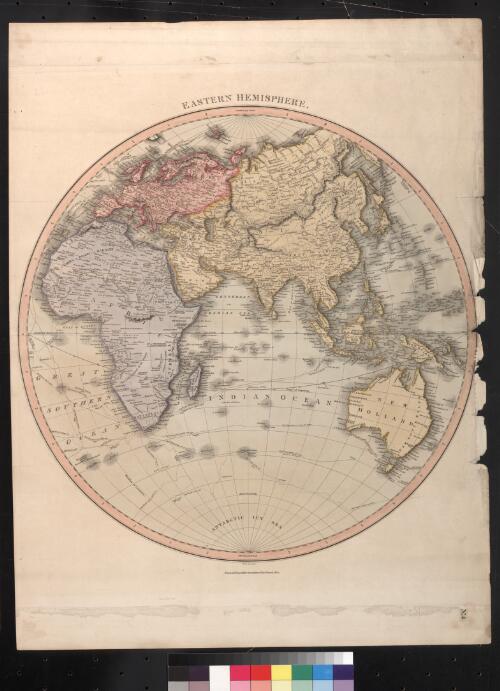 Eastern hemisphere [cartographic material] / Neele sc. London; drawn and engraved for Thomson's New General atlas