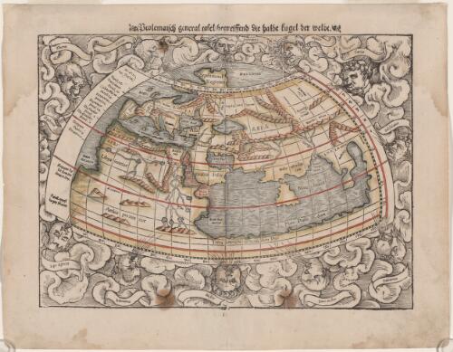 Ptolemaisch general tafel begreiffend die halbe Kugel der Welt [cartographic material]
