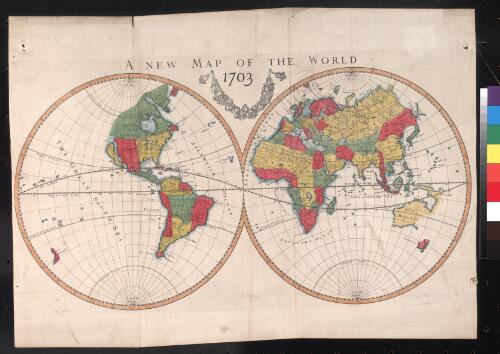 A new map of the World 1703 [cartographic material]