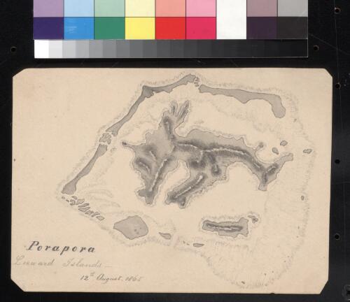 Porapora Leeward Islands [i.e. Bora-Bora] [cartographic material]