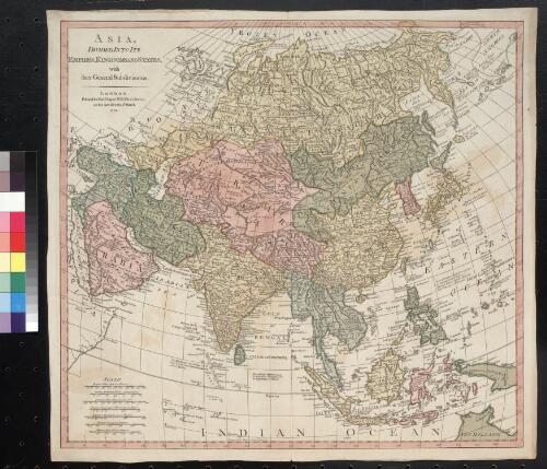 Asia divided into its empires, kingdoms and states with their general subdivisions [cartographic material]