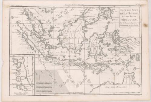 Carte des isles de la Sonde et des isles Moluques [cartographic material] / par M. Bonne, ingenieur hydrographe de la Marine ; Andre sculp