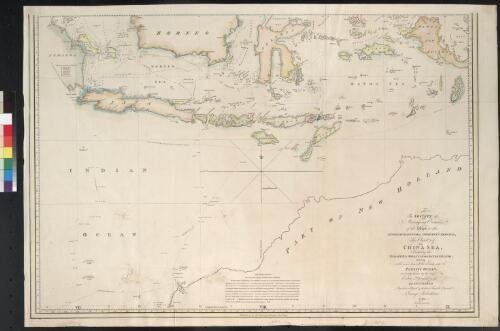 This chart of the China Sea including the Philippina, Mollucca and Banda Islands [cartographic material] : showing at the same time all the tracks into the Pacific Ocean ... / is inscribed by ... George Robertson 1791 ; Harmar sculp. 164 Piccadilly