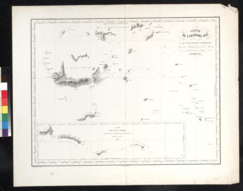 Carte de L'Archipel Viti [cartographic material] / levee et dressee par M. Vincendon Dumoulin Ingenieur hydrographe de La marine abord de la corvette l'Astrolabe octobre 1838