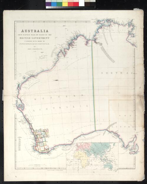 Australia from surveys made by order of the British Government combined with those of D'Entrecasteaux, Baudin, Freycinet etc etc [cartographic material] / by John Arrowsmith 1846