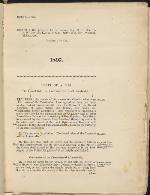 Family papers of Robert Garran, 1842-1957 [manuscript]