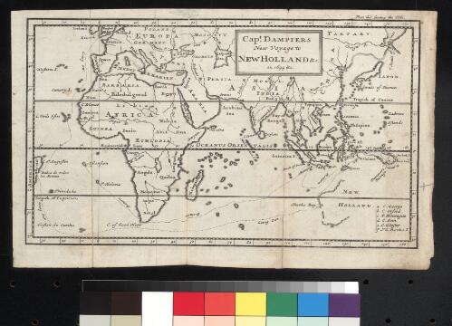 Capt. Dampiers new voyage to New Holland etc in 1699 etc [cartographic material]