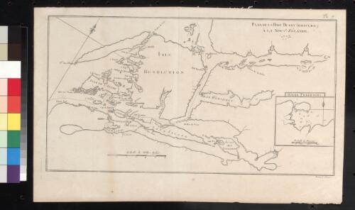 Plan de La Baye Dusky (obscure) a la Nouve. Zelande 1773 [cartographic material] / Benard direx