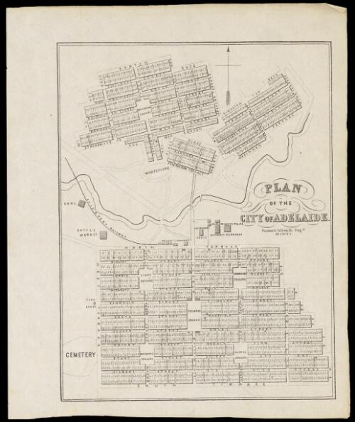 Plan of the city of Adelaide [cartographic material] / Penman & Galbraith Engs