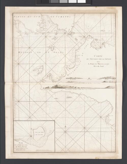 Carte du Détroit de la Sonde depuis la Pointe de Winerou jusqu'a l'Isle du Nord [cartographic material]