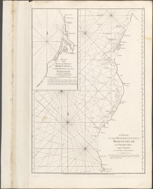 A chart of the western coast of Madagascar [cartographic material] : from St Augustin's bay to Cape St. Andrew / from Mr. D'Apres de Mannevillette