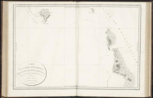 Carte de la partie septentrionale des iles de Bougainville, reconnue par le contre-amiral Bruny- Dentrecasteaux, en juillet 1792 [cartographic material] / levee et dressee par C.F. Beautemps-Beaupre, ingenieur-hydrographe