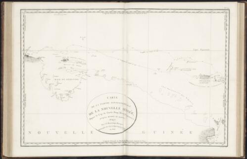 Carte de la partie septentrionale de la Nouvelle Guinee, depuis le cap de Goede Hoop (Bonne Esperance) jusqu'au detroit de Dampier [cartographic material] / redigee par C.F. Beautemps-Beaupre, hydrographe sous-chef du depot generl. de la marine en 1806